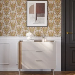 Drawer BOXY Commode 3 tiroirs en bois et métal