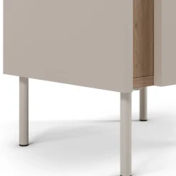 Drawer BOXY Table de chevet 1 porte en bois et métal