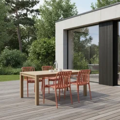 Drawer BRANO Lot de 2 fauteuils de jardin en résine