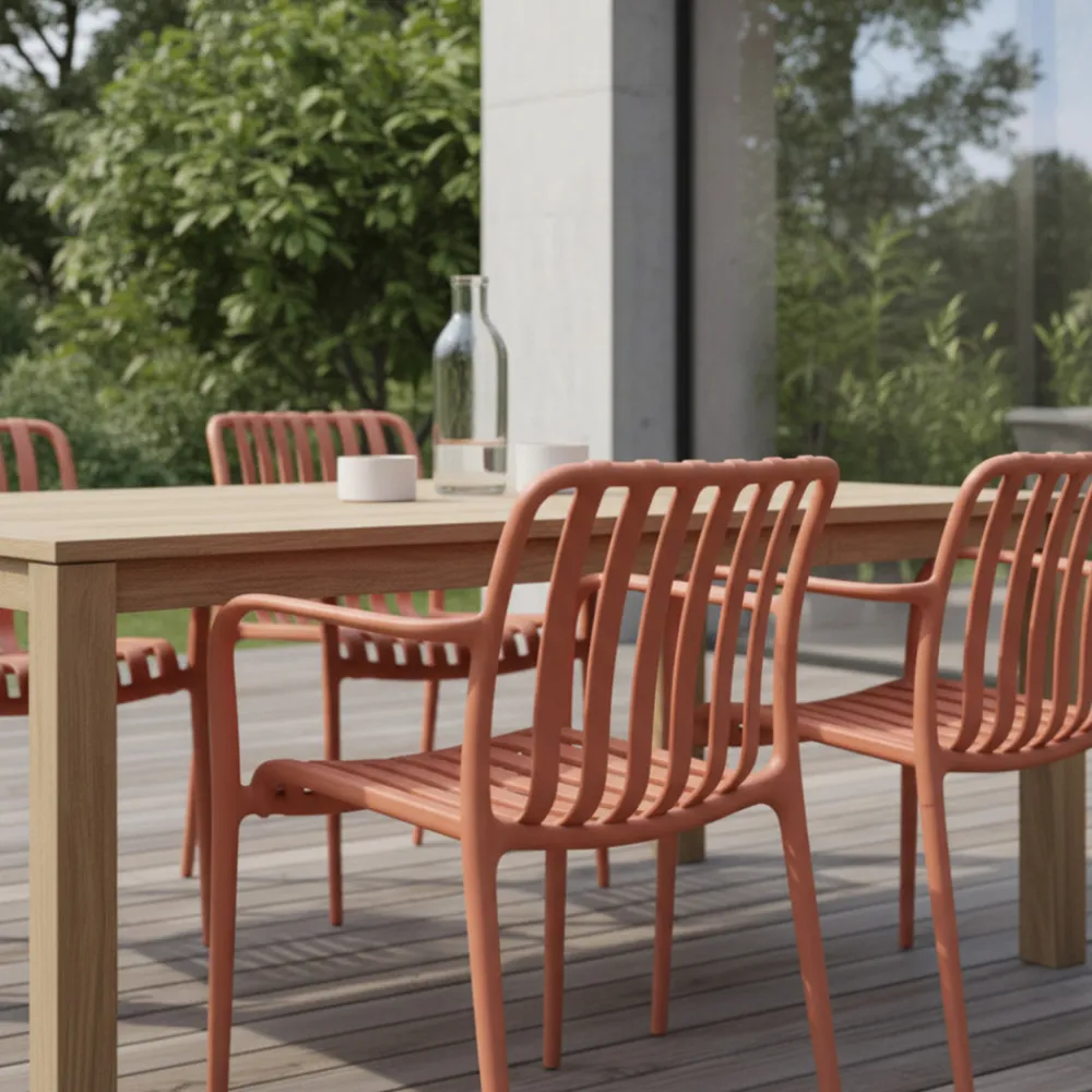 Drawer BRANO Lot de 2 fauteuils de jardin en résine