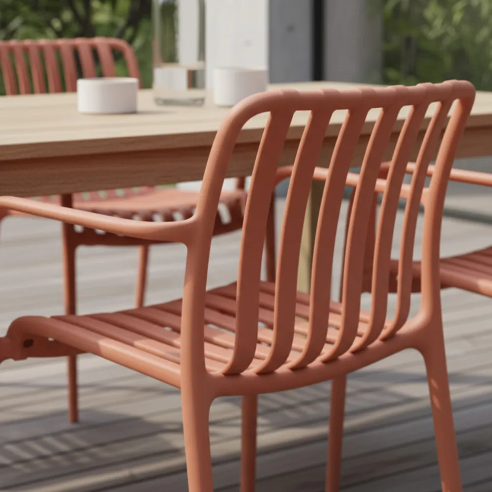 Drawer BRANO Lot de 2 fauteuils de jardin en résine
