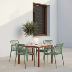 Drawer BRANO Lot de 2 fauteuils de jardin en résine