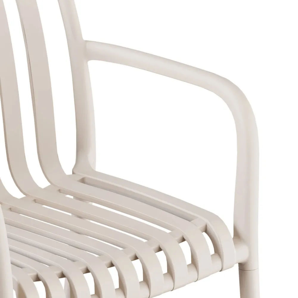 Drawer BRANO Lot de 2 fauteuils de jardin en résine