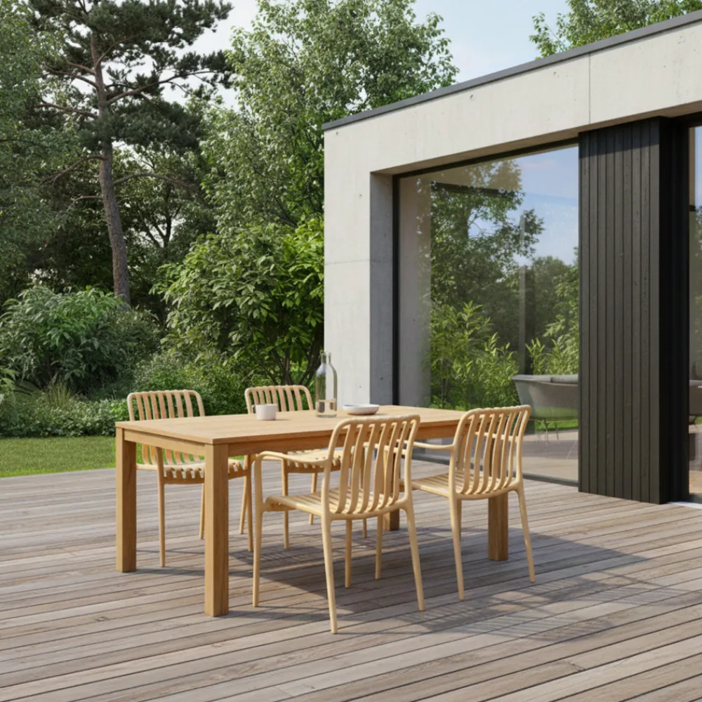 Drawer BRANO Lot de 2 fauteuils de jardin en résine