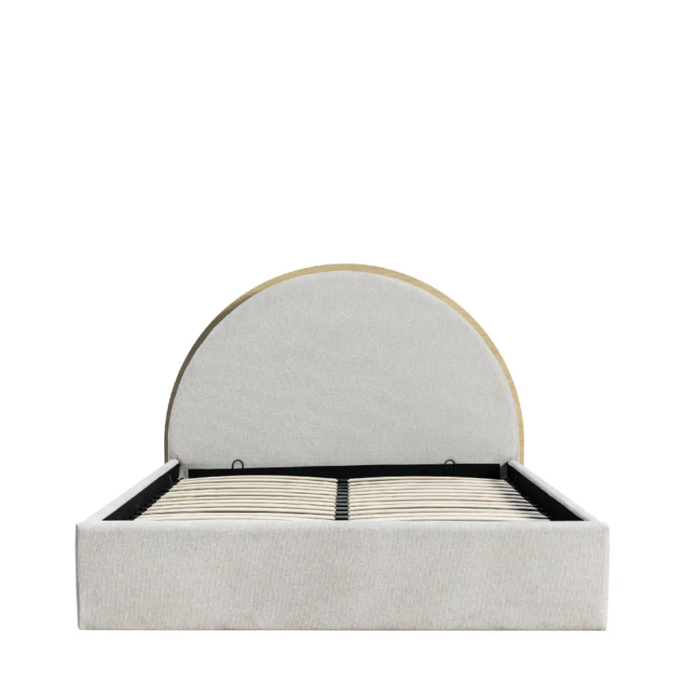 Drawer BRIE Lit coffre en tissu avec rangements intégrés 140x190cm