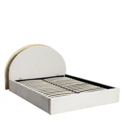 Drawer BRIE Lit coffre en tissu avec rangements intégrés 160x200cm