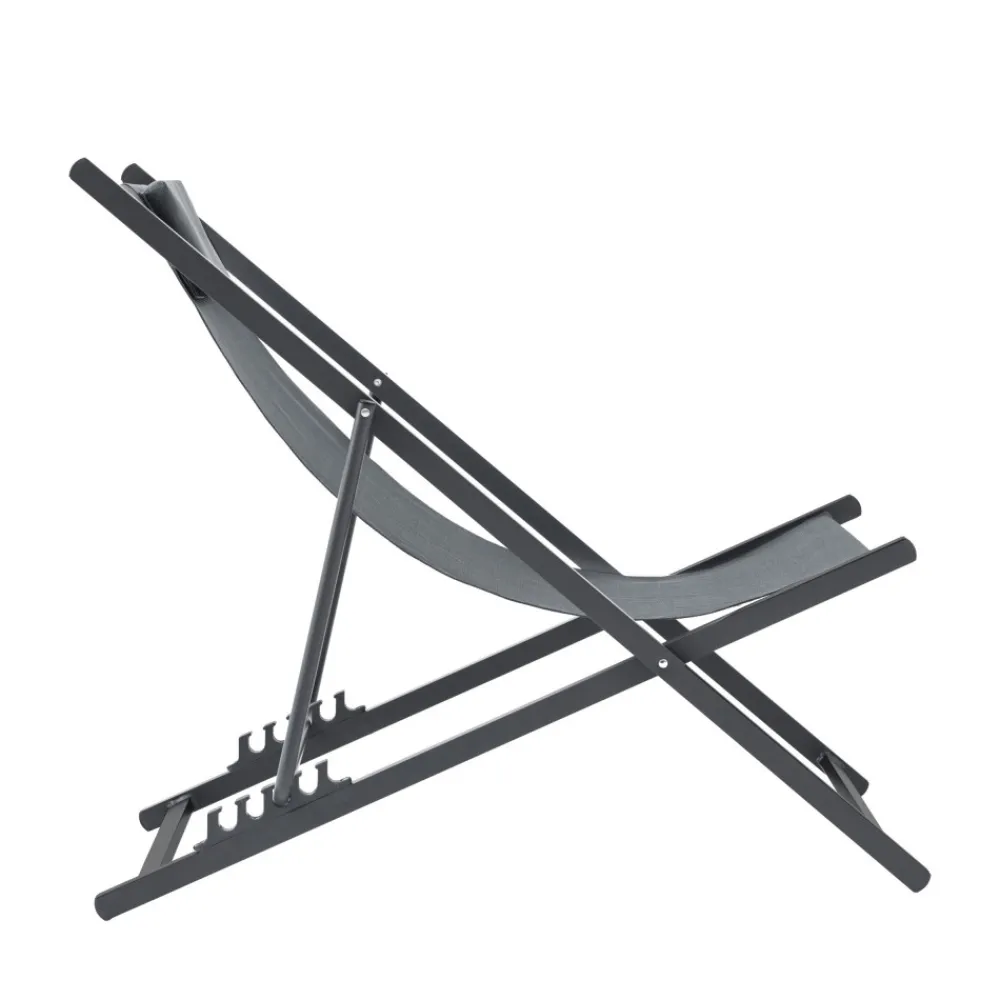Drawer BRISA Lot de 2 chiliennes en aluminium