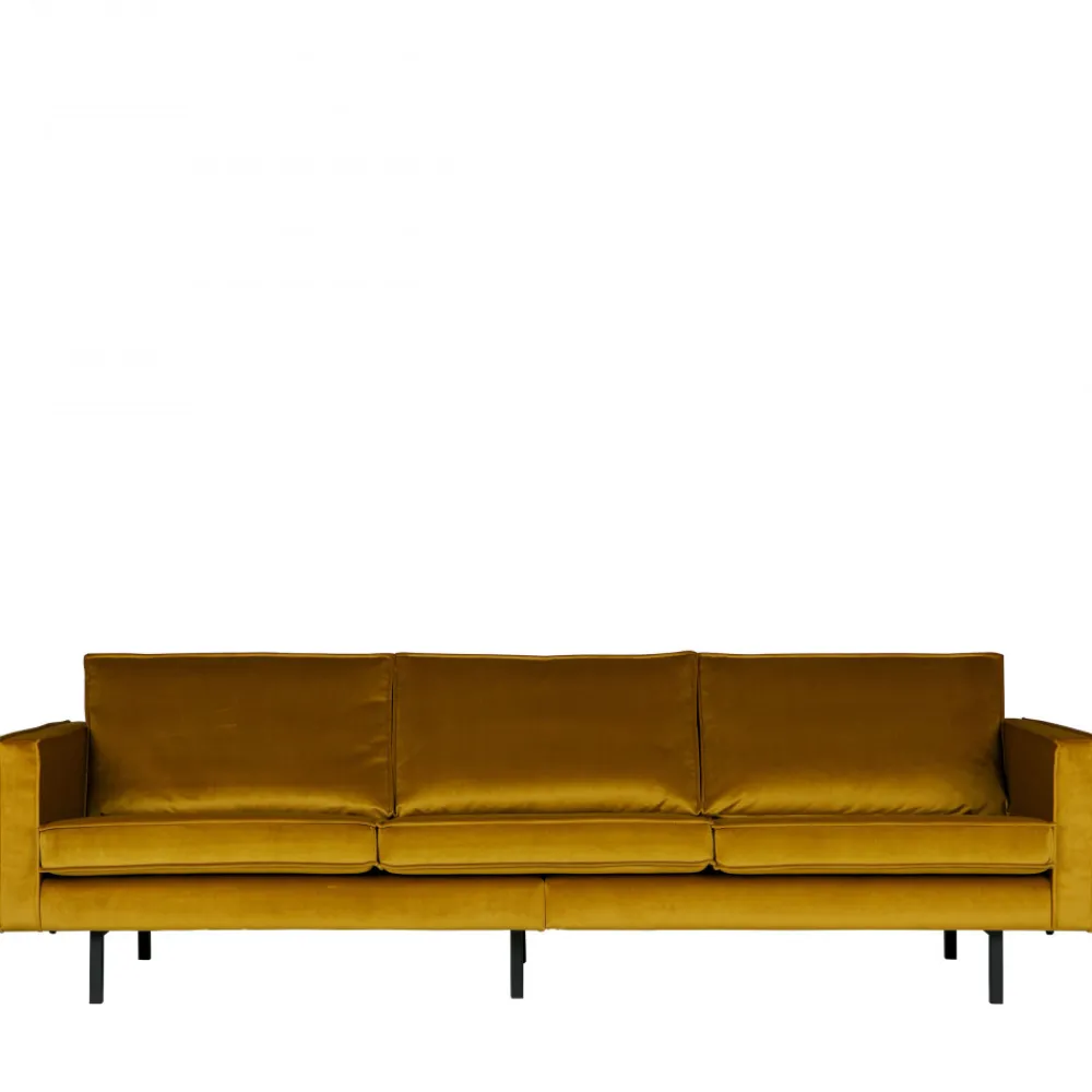 Woood BRONCO Grand canapé 4 places vintage velours