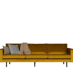 Woood BRONCO Grand canapé 4 places vintage velours