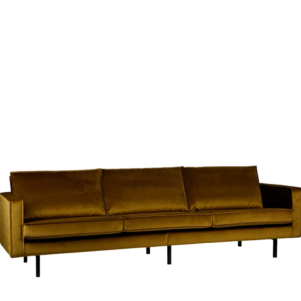 Woood BRONCO Grand canapé 4 places vintage velours