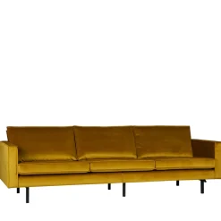 Woood BRONCO Grand canapé 4 places vintage velours