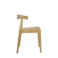 Drawer BUNGA Lot de 2 chaises en teck et cannage