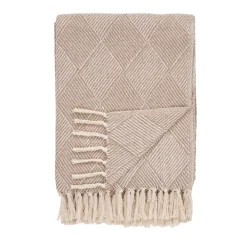 House Nordic BURSA Plaid en coton mélangé 130x180cm