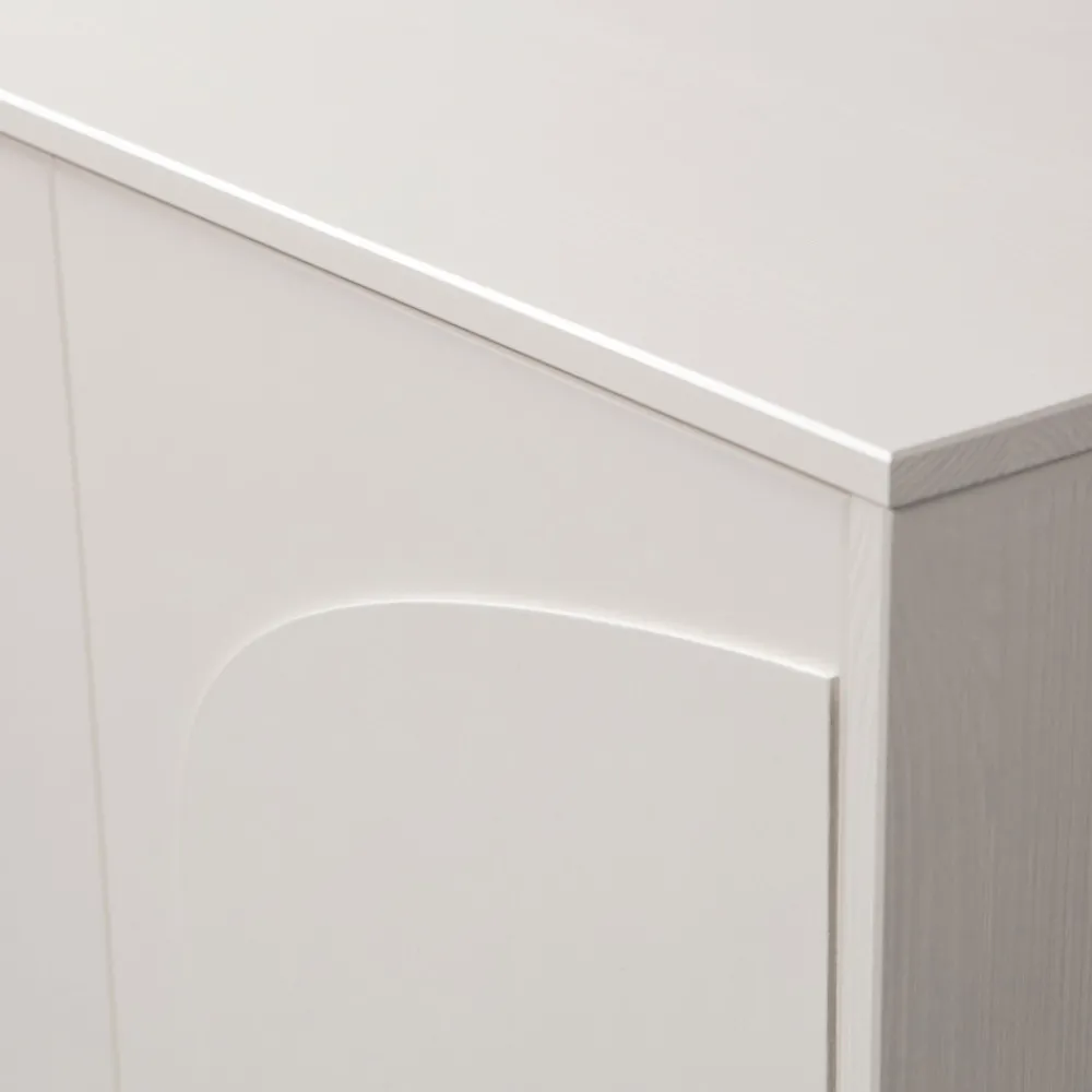Woood CADIZ Buffet haut 2 portes en bois H135cm