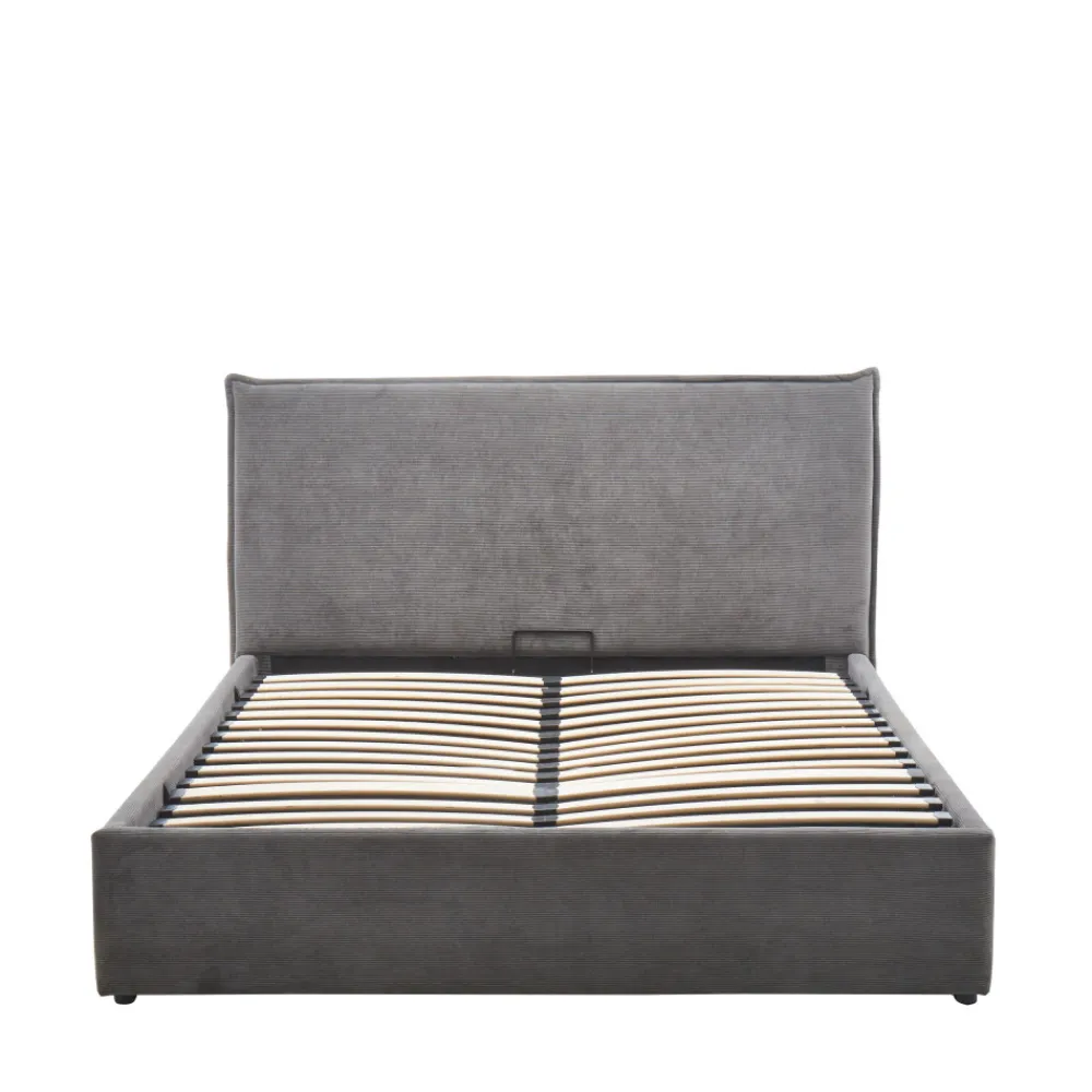 Drawer CAMA Lit coffre en velours côtelé 140x190cm