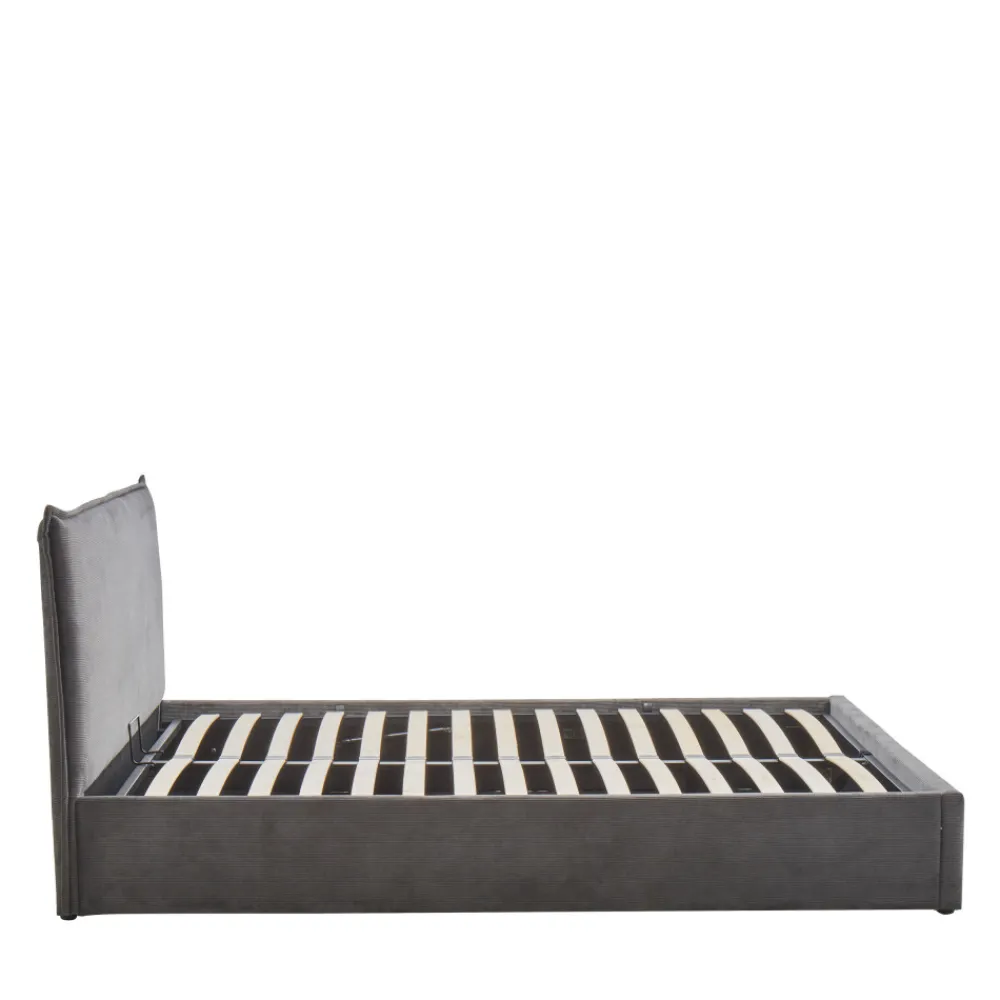 Drawer CAMA Lit coffre en velours côtelé 160x200cm