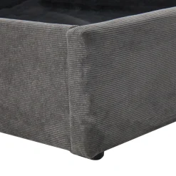 Drawer CAMA Lit coffre en velours côtelé 160x200cm