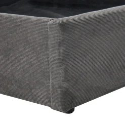 Drawer CAMA Lit coffre en velours côtelé 180x200cm