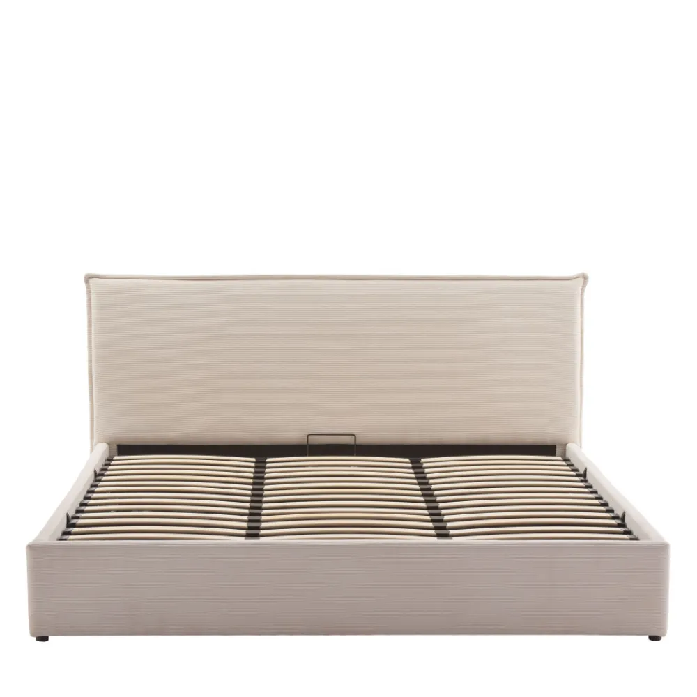 Drawer CAMA Lit coffre en velours côtelé 180x200cm
