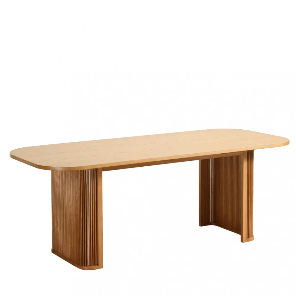 Drawer CAPANATable à manger 8 personnes en bois