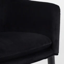 No name CATELYN Fauteuil de table design en velours