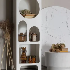 Woood CAZ Colonne de rangement en bois 5 niches H180cm