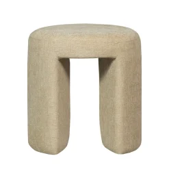 Woood CHARLIE Pouf rond en tissu ø45cm