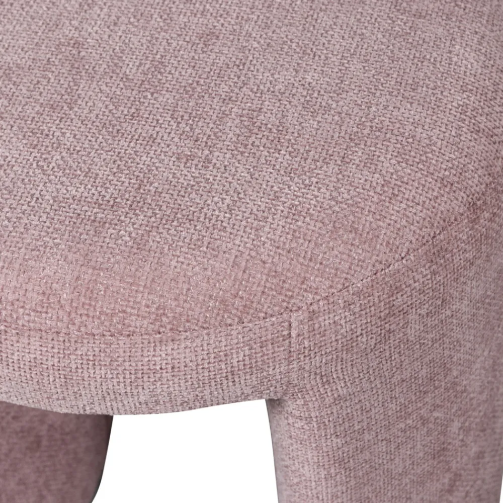 Woood CHARLIE Pouf rond en tissu ø45cm
