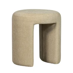 Woood CHARLIE Pouf rond en tissu ø45cm