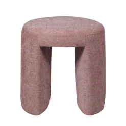 Woood CHARLIE Pouf rond en tissu ø45cm