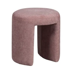 Woood CHARLIE Pouf rond en tissu ø45cm