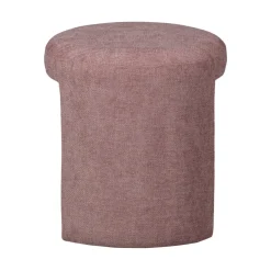 Woood CHARLIE Pouf rond en tissu ø45cm