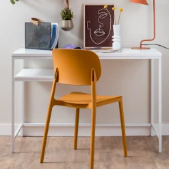 Leitmotiv CHEER Lot de 2 chaises en plastique