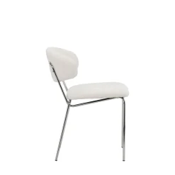 Venture Home CHICO Lot de 2 chaises en tissu bouclette et métal