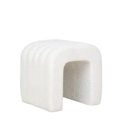 House Nordic COLMA Pouf en tissu bouclette