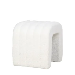 House Nordic COLMA Pouf en tissu bouclette