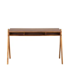Woood COMPARTMENT Bureau en bois 3 niches L120cm