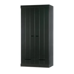 Woood CONNECT Armoire en pin 2 portes 2 tiroirs