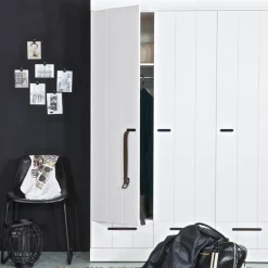 Woood CONNECT Armoire vestiaire 3 portes / 3 tiroirs