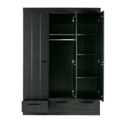 Woood CONNECT Armoire vestiaire 3 portes / 3 tiroirs