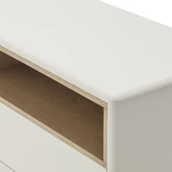 Teulat CORVO Commode 7 tiroirs 1 niche en bois L120xH90cm