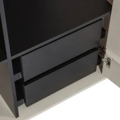 Vtwonen DAILY Armoire 2 portes, 2 tiroirs en bois H200cm