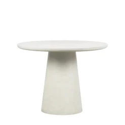 Woood DAMON Table à manger en fibre d'argile ø100cm