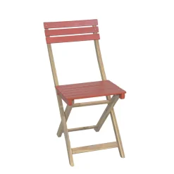 Drawer DANA Set bistrot pliant de jardin 2 personnes en bois