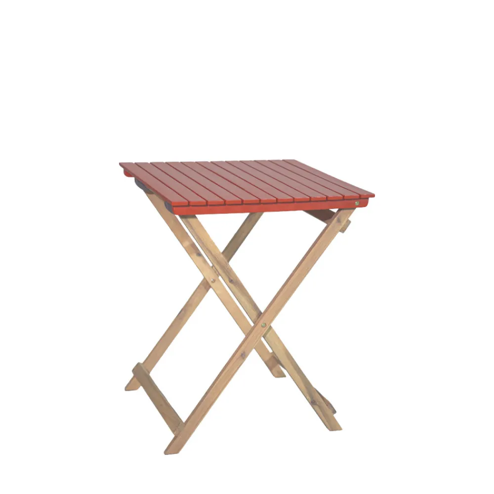 Drawer DANA Set bistrot pliant de jardin 2 personnes en bois