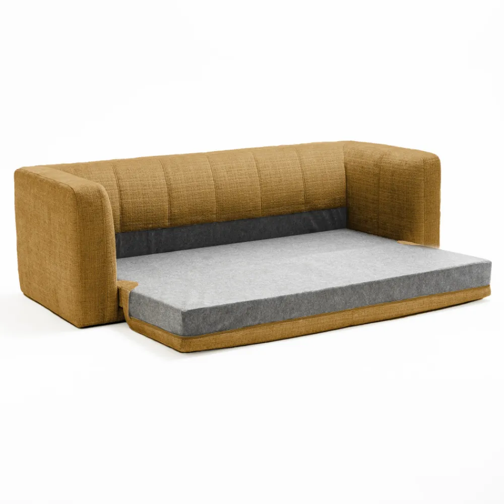 Drawer DANAE Canapé convertible 4 places en tissu chenille
