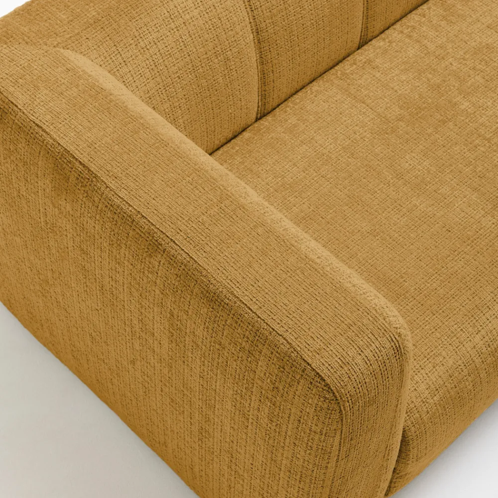 Drawer DANAE Canapé convertible 4 places en tissu chenille