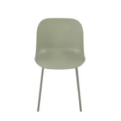 Drawer DIEGO Lot de 4 chaises intérieur et extérieur en plastique et métal