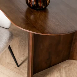 Drawer DUMAI Table à manger 8 personnes en bois massif