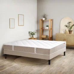Ep\u00e9da EGÉRIE 3 Matelas à ressorts et mémoire de forme, accueil enveloppant